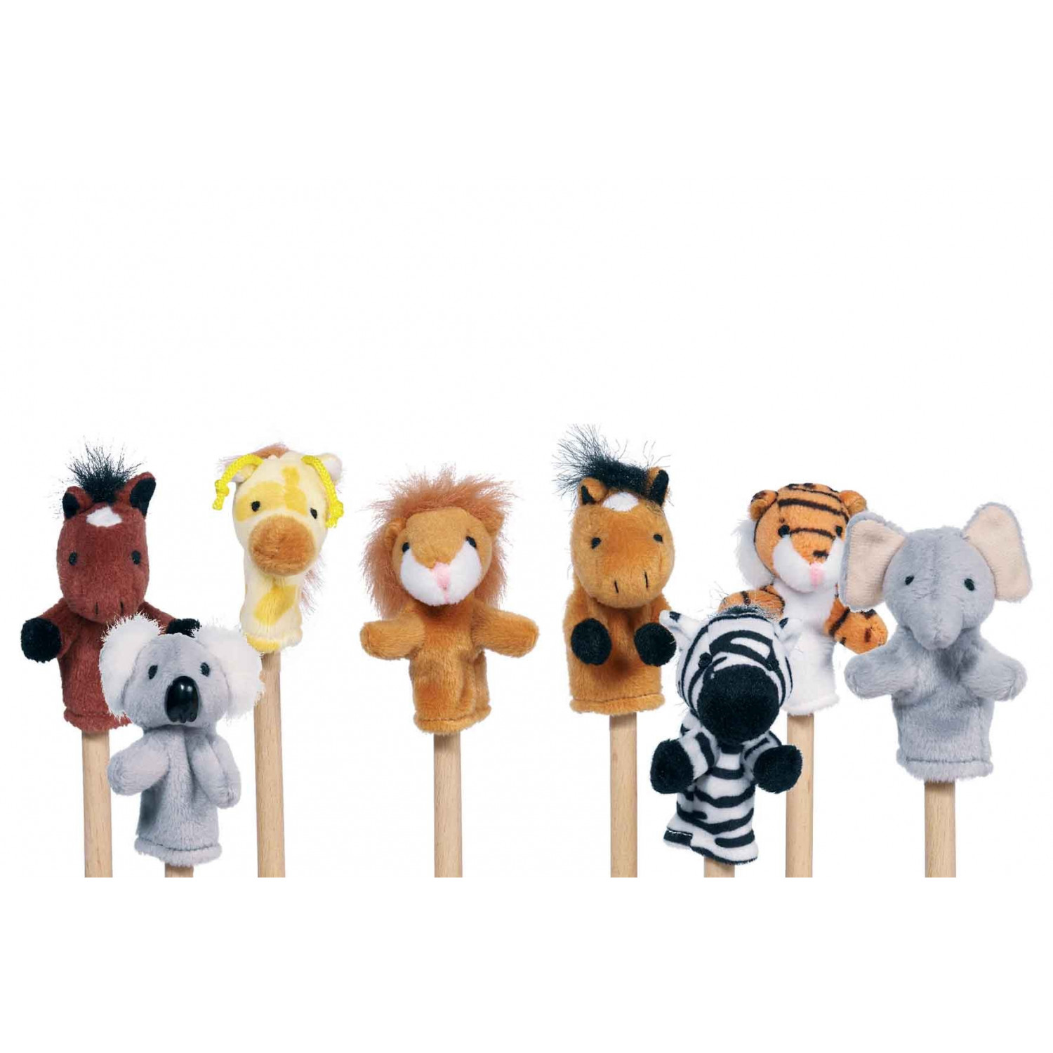 Marionnettes d'animaux pour  marionnettes en Peluche sur Le thème