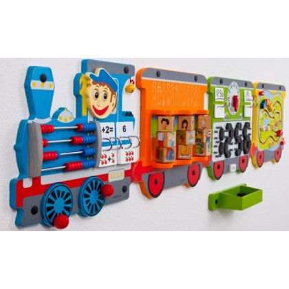 Jeu mural Train : Compter, boulier